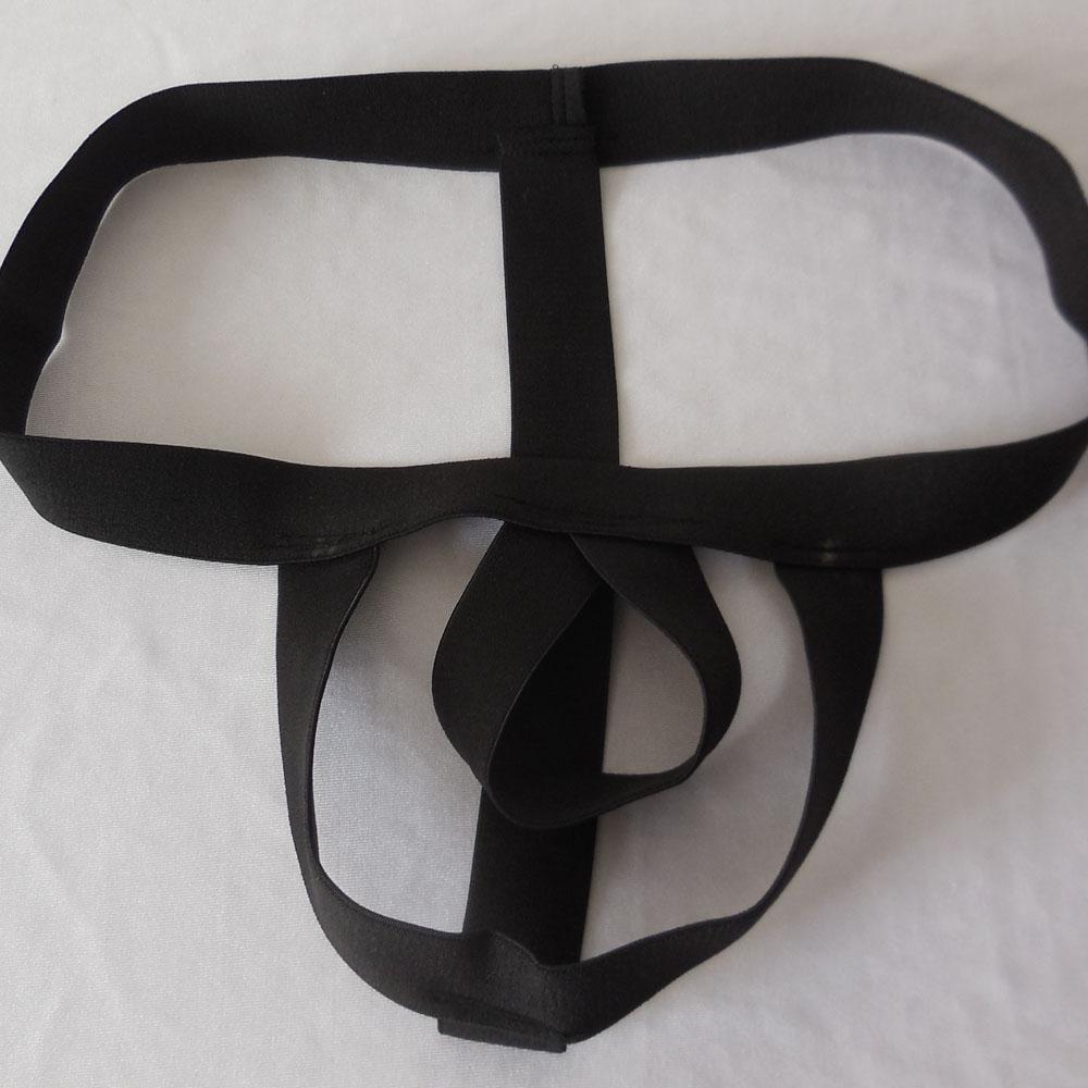 Pack of 2pcs Breathable Men Pink Black G-string Underwear Hollow Jockstrap Thongs Briefs Underpants