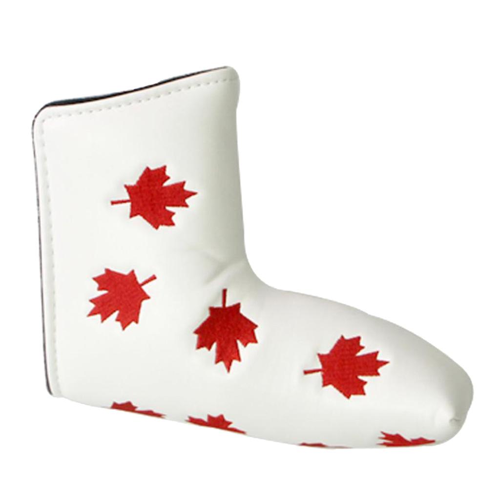 Waterproof Golf Putter Head Cover Boot Headcover Protector Boots White