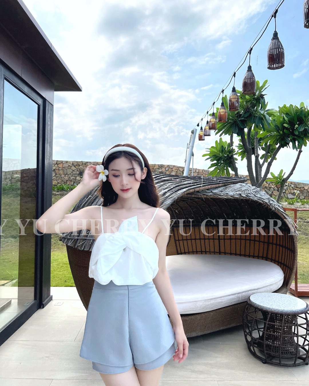 YU CHERRY | Áo Meimei Cami Top YA421