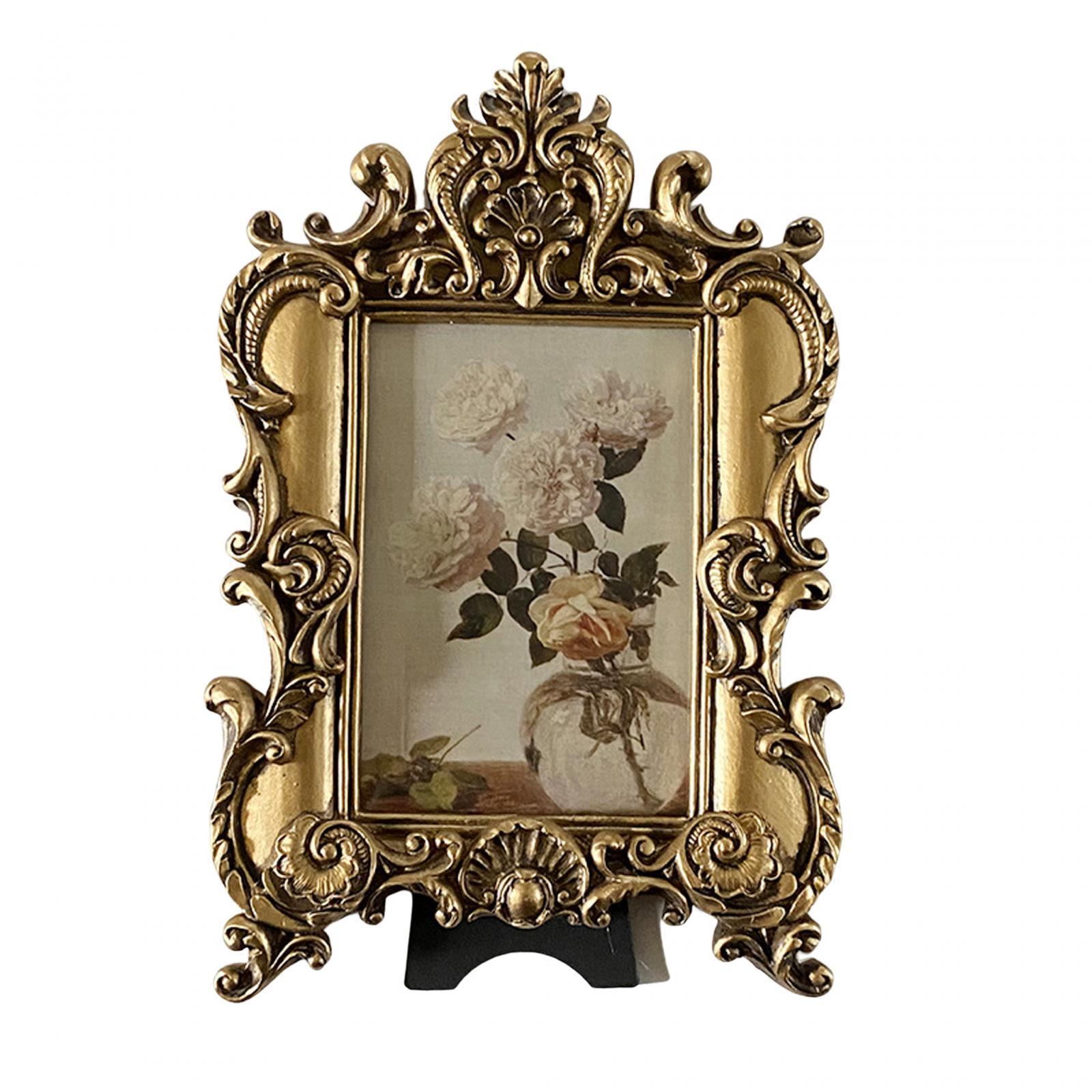 Vintage Style Photo Frame Display Holder Stand Picture Frame for Bedroom