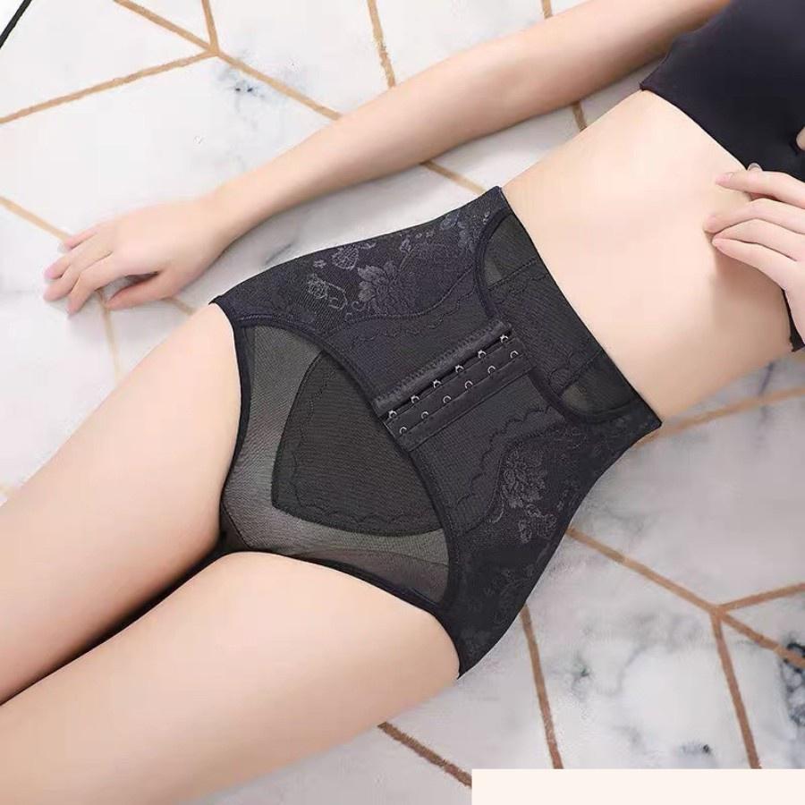 Quần Lót Gen Nịt Bụng Cạp Cao Có Móc Cài Định Hình Vòng Eo - Đai Nịt Bụng MaiKa