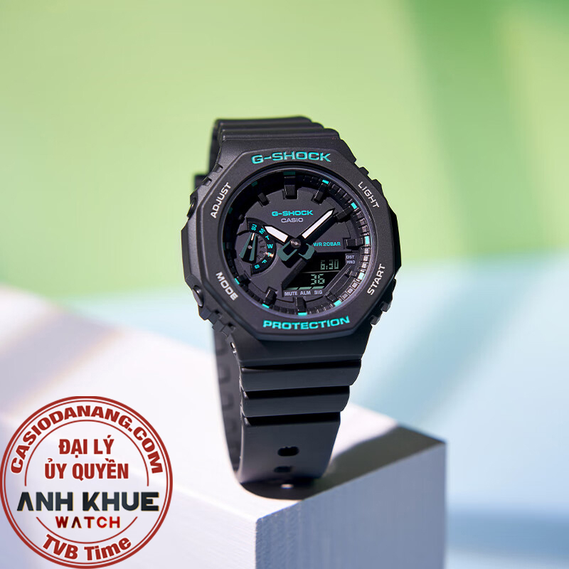 Đồng hồ nữ dây nhựa Casio G-Shock chính hãng GMA-S2100GA-1ADR (42mm)