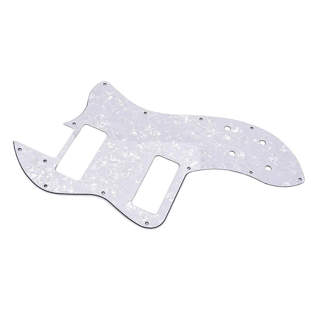 Deluxe   Guitar Anti-scratch Pickguard Parts White Pearl