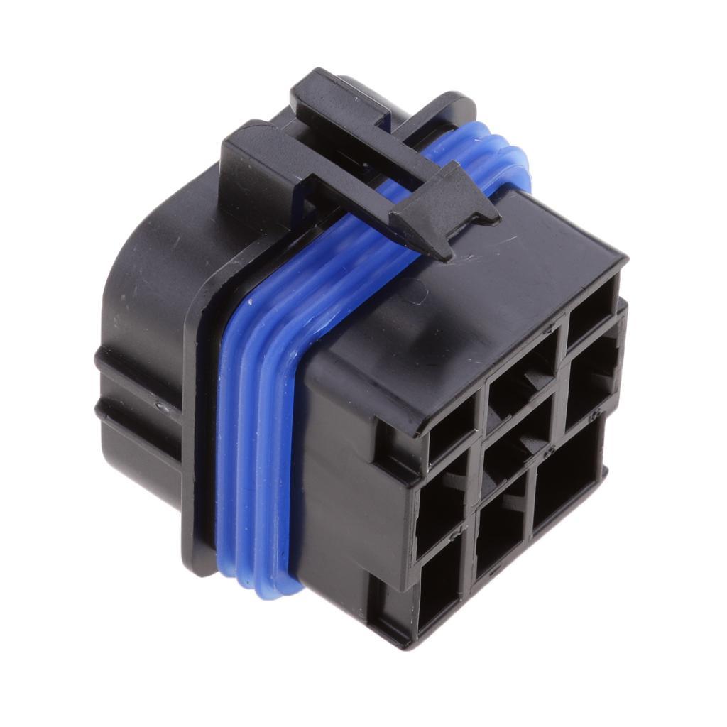 3 Pieces Automotive 40A 5 Pin Relay Socket Connector Holder With Terminals