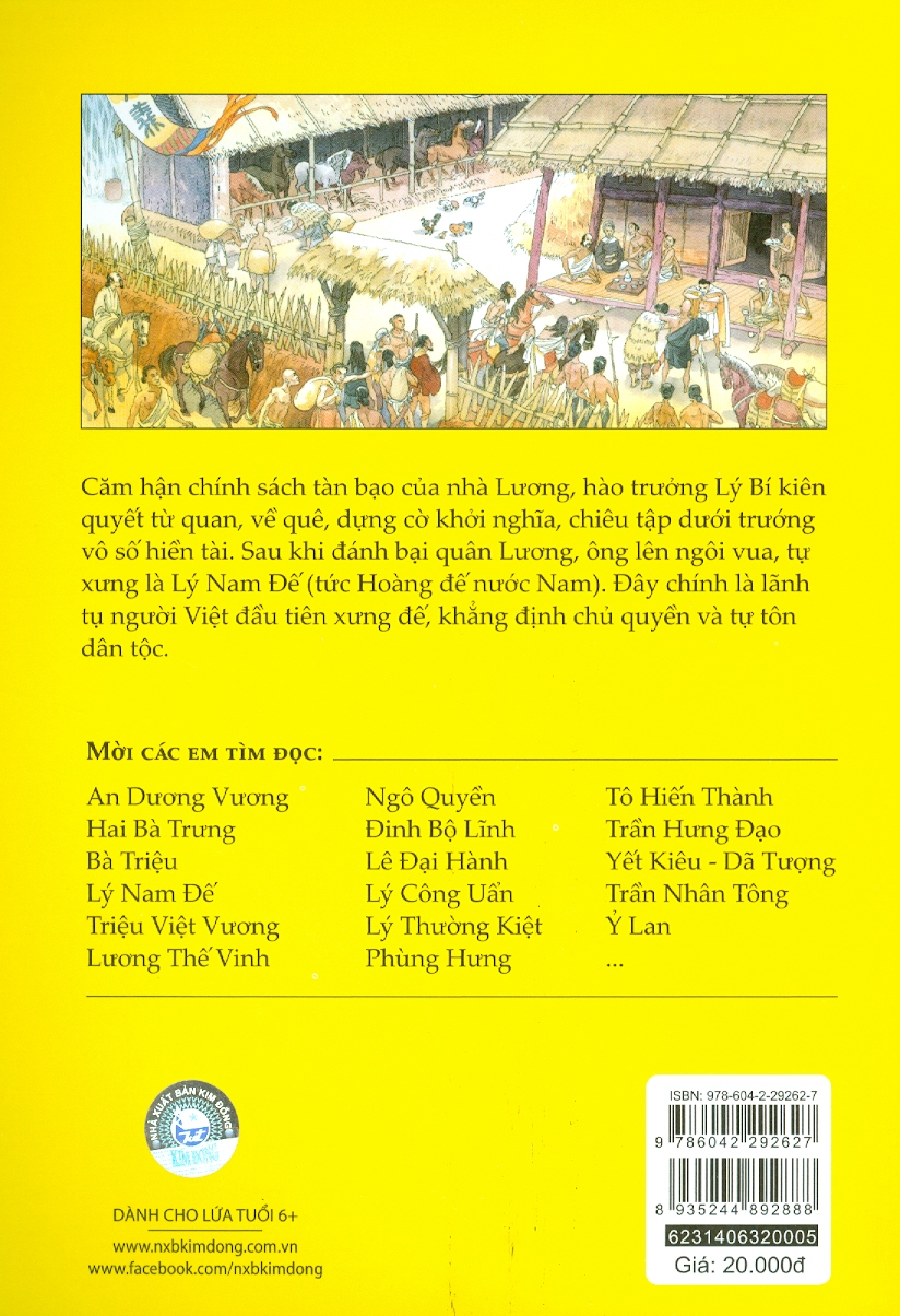 Tranh Truyện Lịch Sử Việt Nam - Lý Nam Đế (Tái bản 2023)