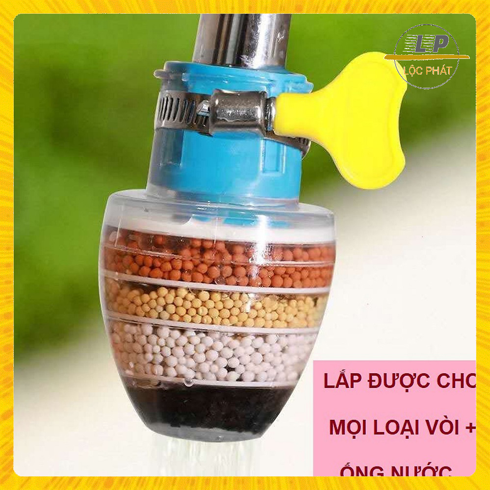 COMBO 2 ĐẦU LỌC NƯỚC 6 TẤNG SIÊU TIỆN LỢI - LỌC NƯỚC NGAY TẠI VÒI - ĐEM LẠI NGUỒN NƯỚC TINH KHIẾT (Giao Hàng Theo Mẫu Ngẫu Nhiên)