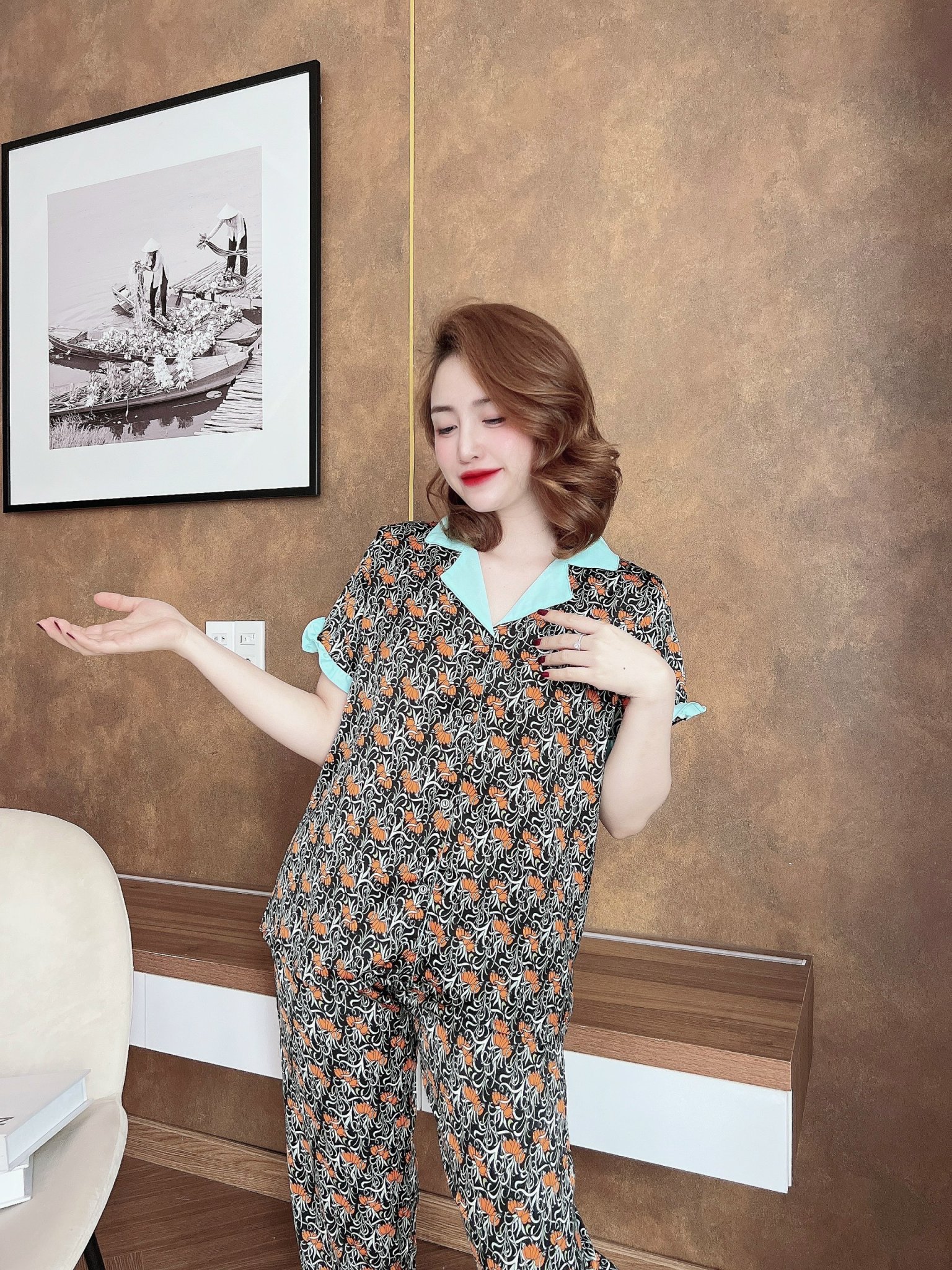 BỘ MẶC NHÀ NỮ QUẦN DÀI TAY NGẮN SIÊU MÁT SIÊU BỀN GIÁ RẺ