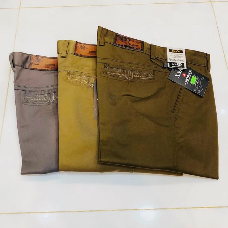Quần Kaki Nam Trung Niên Ống Suông Cao Cấp Quần Kaki Ông Già