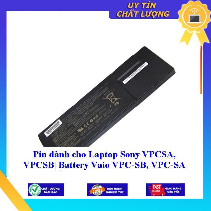 Pin dùng cho Laptop Sony VPCSA VPCSB Battery Vaio VPC-SB VPC-SA - Hàng Nhập Khẩu New Seal