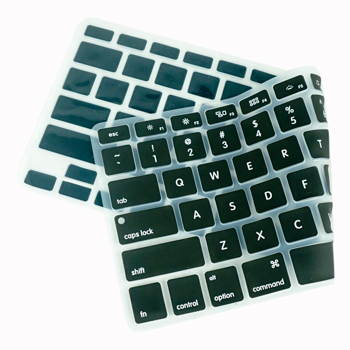 Lót bàn phím in chữ cho Macbook Alphabet Silicone Skin Keyboard - Hàng Chính Hãng