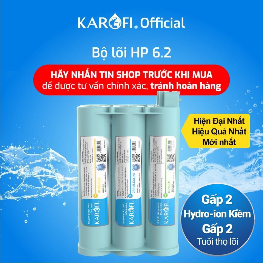 Cụm 6 lõi lọc chức năng Smax KAROFI hiệu suất cao HP 6.2 - Loại thay nhanh - Hàng Chính Hãng