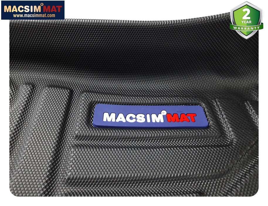 Thảm lót sàn Volvo S60 2020 Nhãn hiệu Macsim chất liệu nhựa TPV cao cấp màu đen