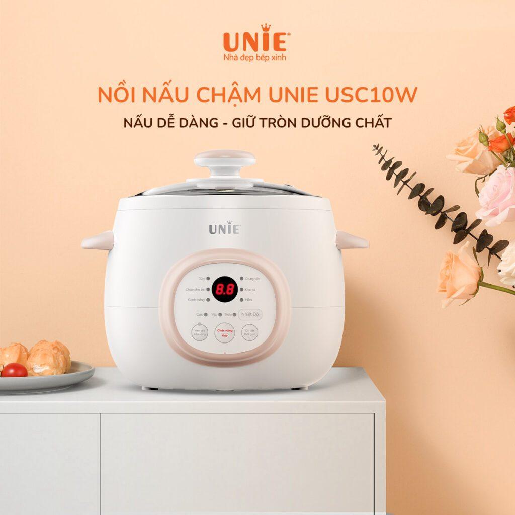 Nồi Nấu Chậm Unie USC10w, 300w - 1.0Lit, Hàng Chính Hãng