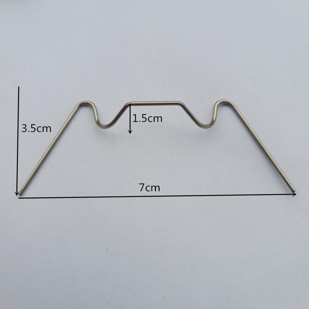80pcs/Pack 304 Stainless Steel Greenhouse Glass Pane Fixing & W Clips