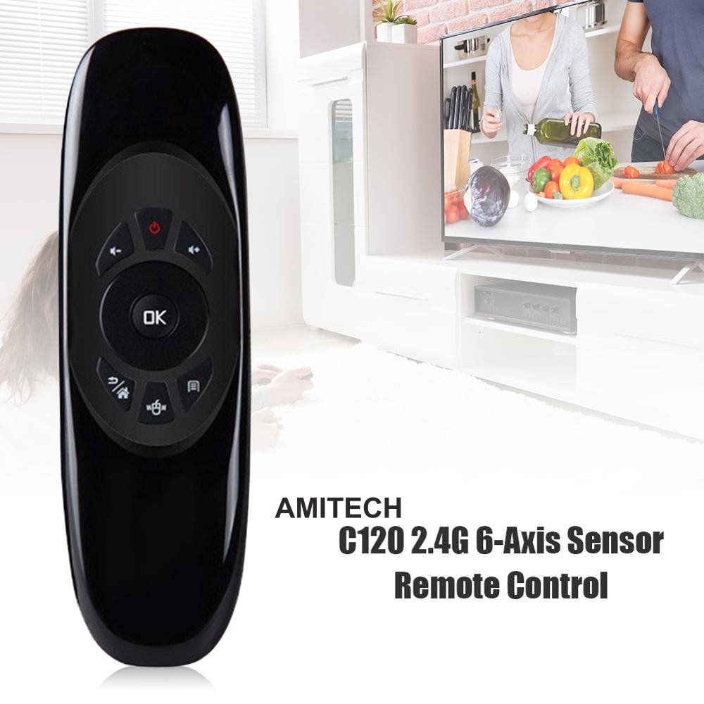 Chuột Bay Kiêm Bàn Phím Điều Khiển Từ Xa AMITECH C120 - Hàng Chính Hãng