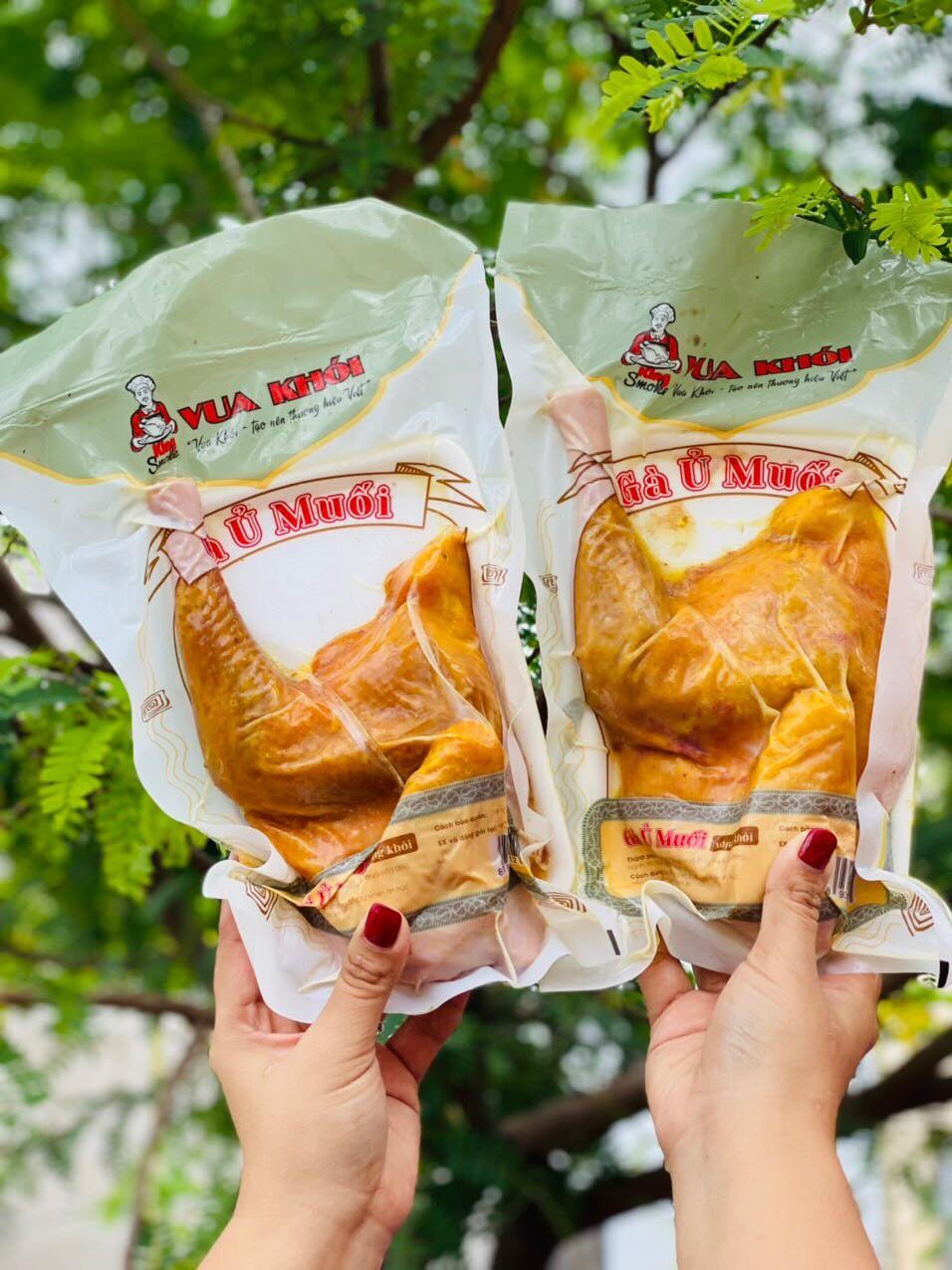 Gà ủ muối hoa tiêu / gà ta / gà đồi ( phân loại nữa khay 500gram )