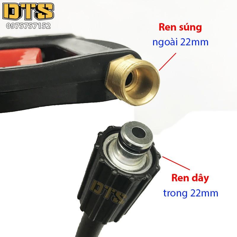 Máy rửa xe áp lực cao Ren ngoài 22mm