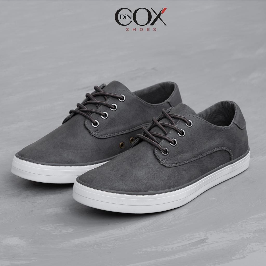 Giày Sneaker Da Nam DINCOX E11 Charcoal Sang Trọng Lịch Thiệp