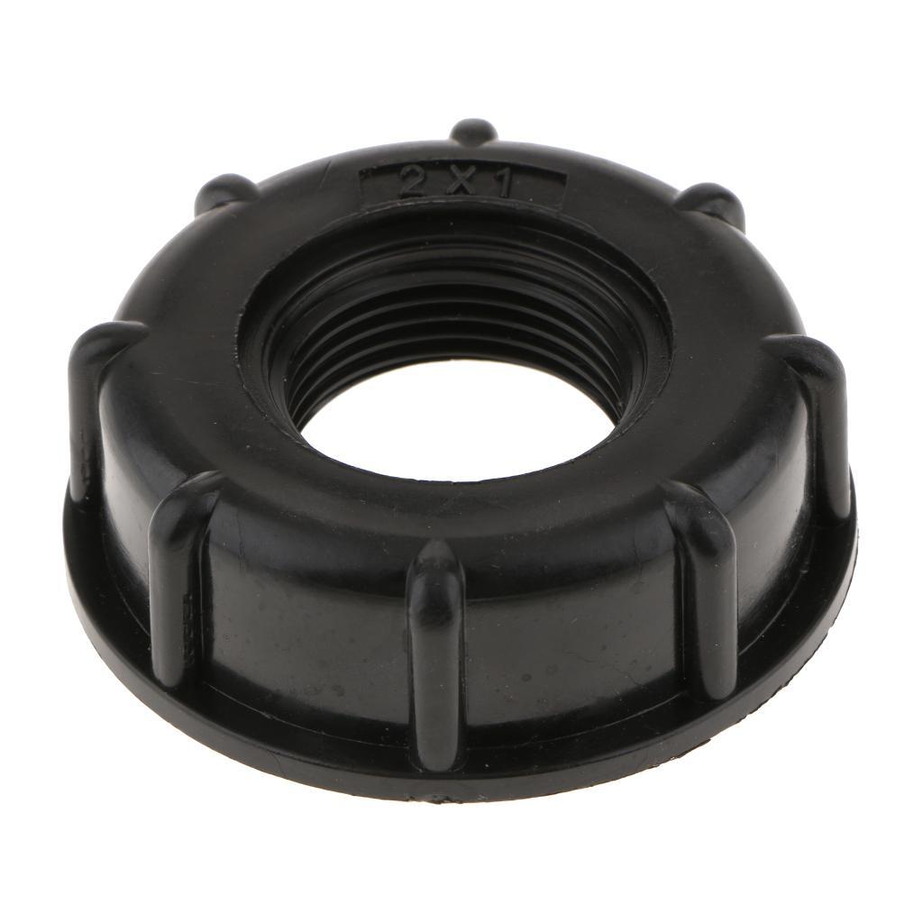 3PCS IBC Water Tote Tank Adapter Hose  for 60mm Outlet Plastic 1Inch
