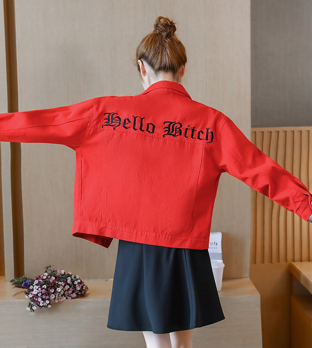 Áo khoác nữ hello bitch Mã: AO3474