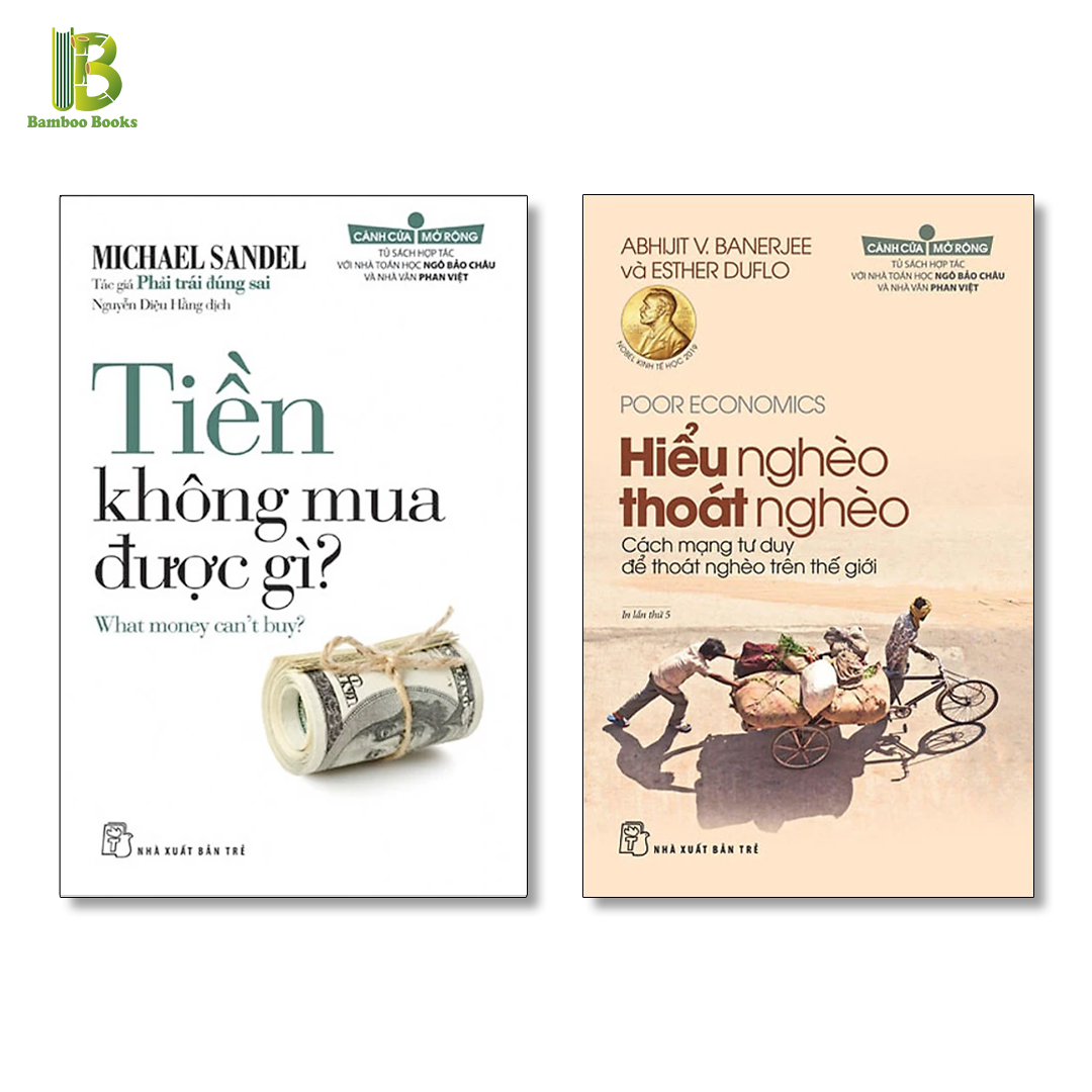Combo 2Q Hiểu Về Cách Hoạt Động Của Tiền: Tiền Không Mua Được Gì + Hiểu Nghèo Thoát Nghèo - Tặng Kèm Bookmark Bamboo Books