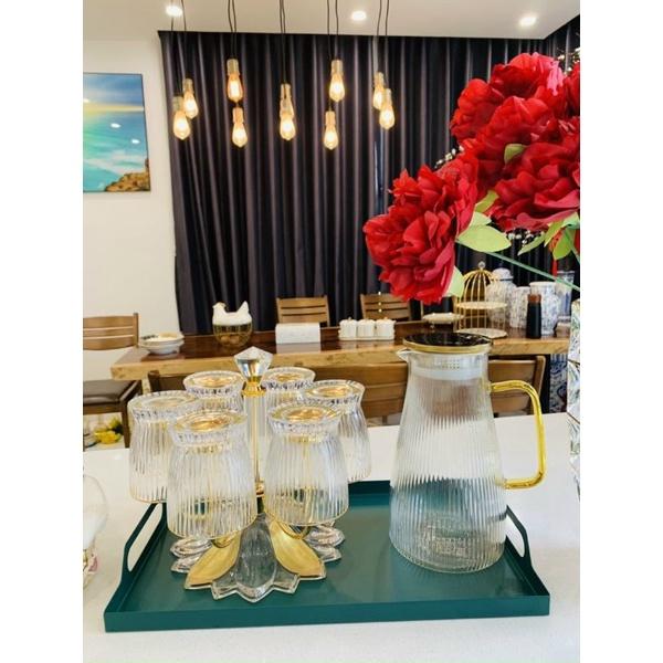 Bình thủy tinh đựng nước chịu nhiệt 2lít - Đun trực tiếp trên bếp