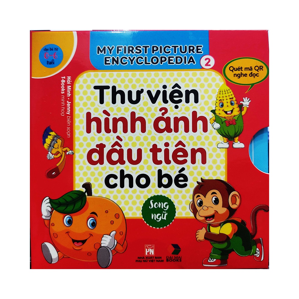 Bộ Hộp Thư Viện Hình Ảnh Đầu Tiên Cho Bé Từ 0 - 6 Tuổi Song Ngữ Việt Anh - Tập 2
