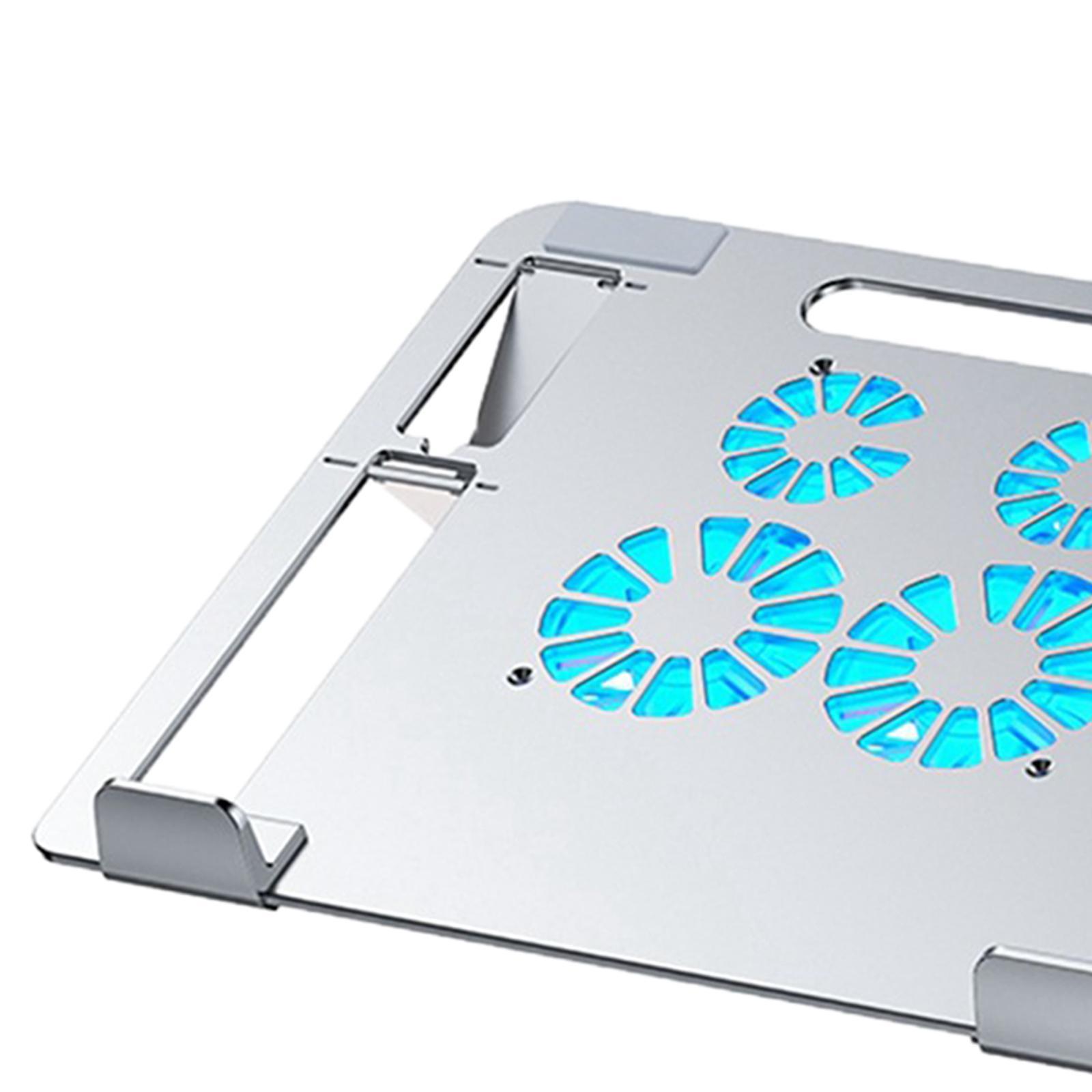 Laptop Stand with Cooling Fan Notebook Riser Aluminum Alloy for Notebook