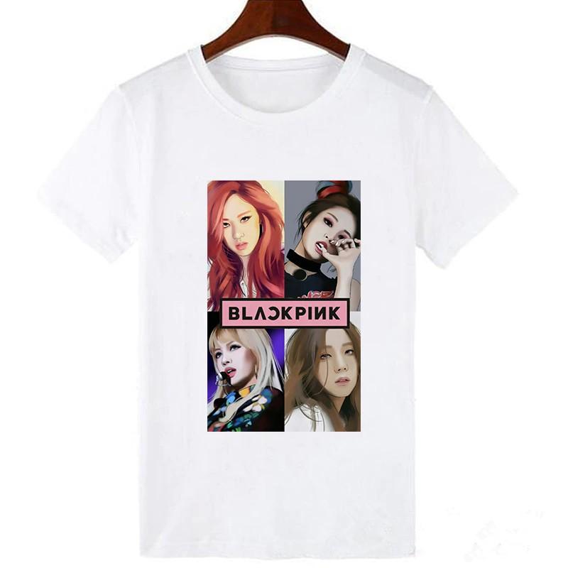 Áo thun in hình Fanart Black Pink siêu đẹp