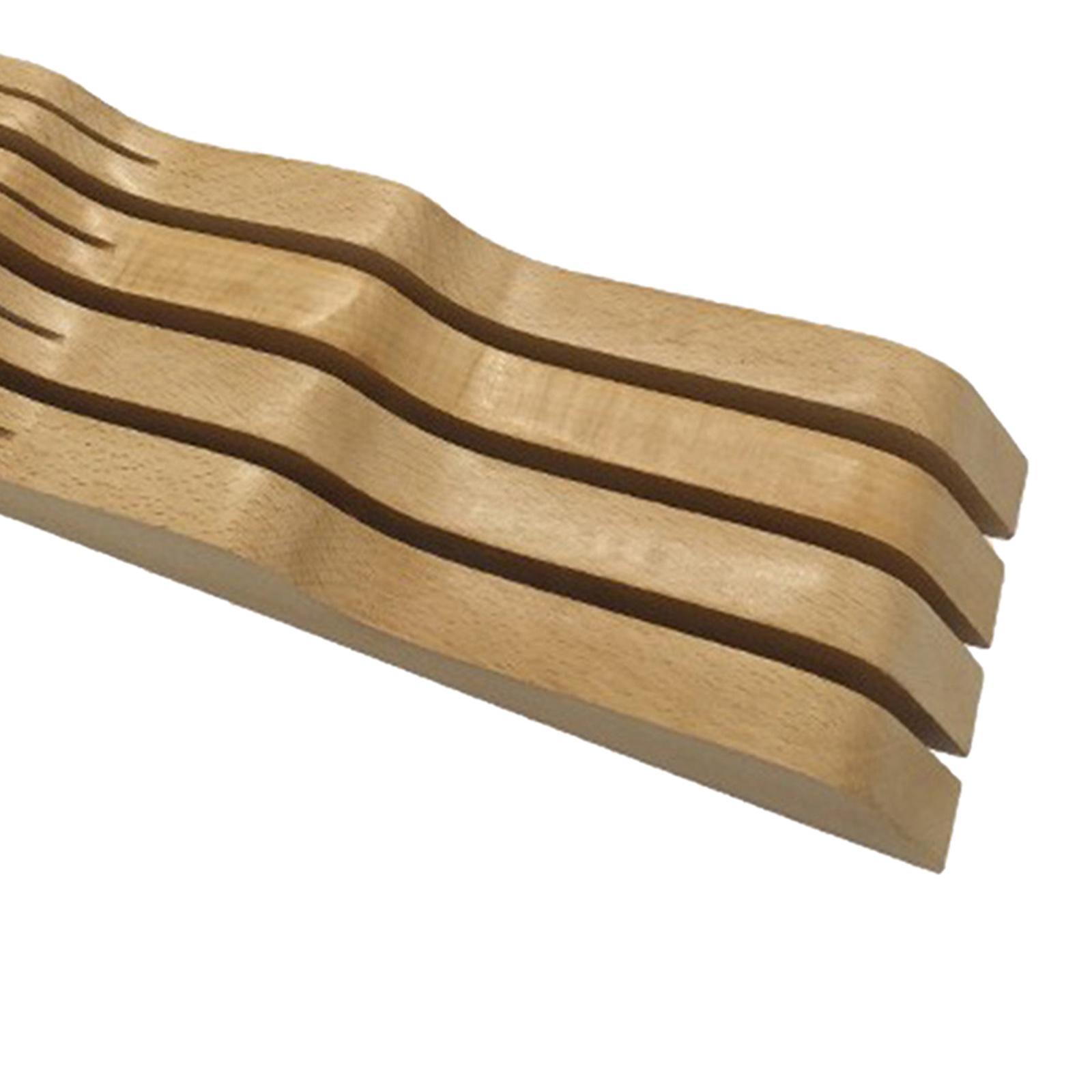 Knife Drawer Organizer In-Drawer Knife Block Counter for Kitchen Supplies