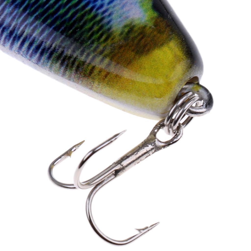 2-6pack VIB Fishing Lures Plastic Hard Baitt Crankbait with Treble Hook 3#