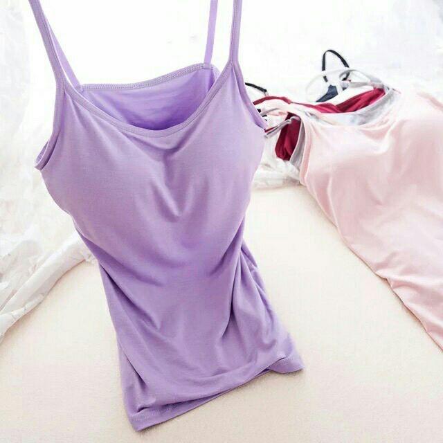 Áo 2 dây có mút đệm ngực đẹp giá rẻ AD01