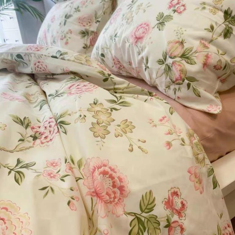 Bộ chăn ga gối Cotton Living 100% đủ size giường nệm 1m2 đến 2m*2m2