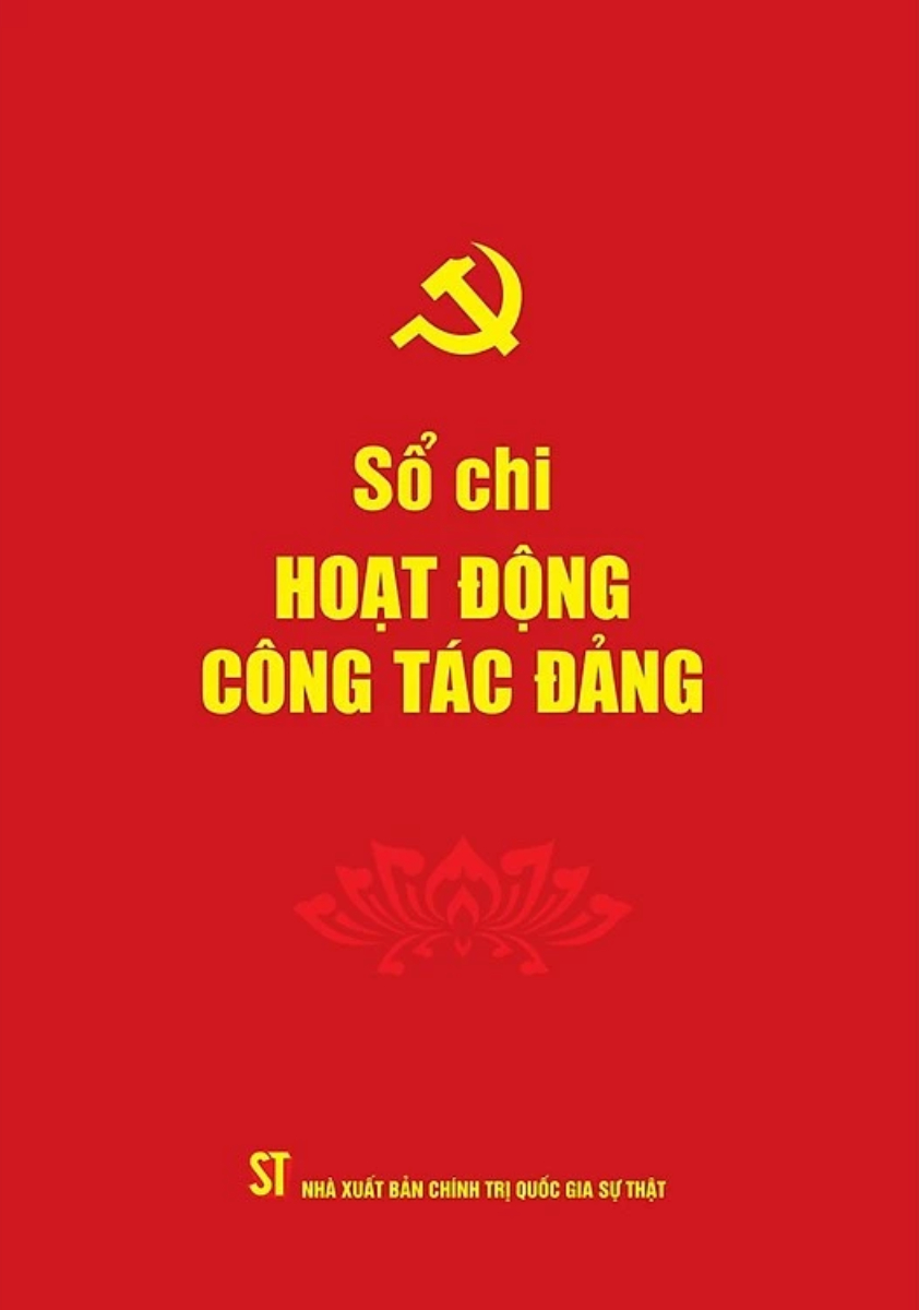 Sổ Chi Hoạt Động Công Tác Đảng - ST
