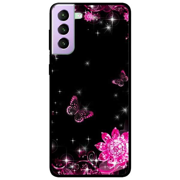 Ốp lưng dành cho Samsung Galaxy S21 / S21 Plus / S21 Ultra - Bướm Tím