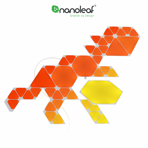 Đèn LED RGB lắp ghép thông minh Nanoleaf Shapes thiết kế hình Khủng Long