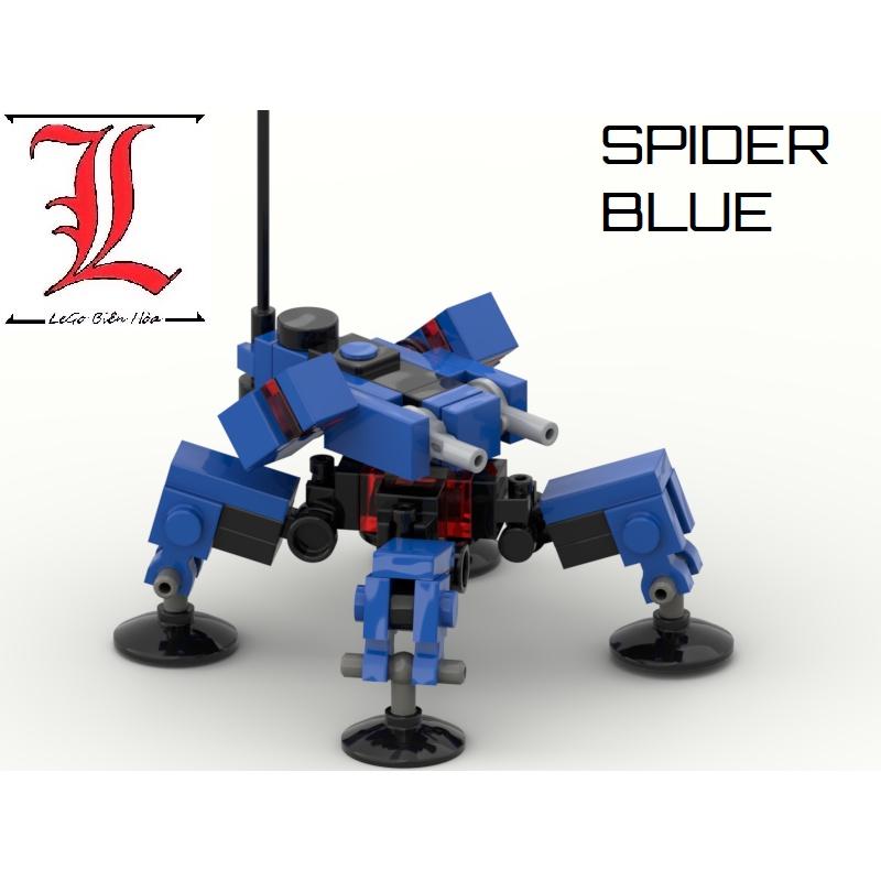 Đồ chơi lắp ráp Moc Mech Robot Spider Red