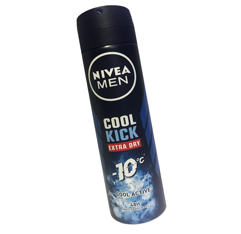 Xịt Khử mùi Nivea Men Cool Kich Extra Dry -Cool Active 150ml-Mẫu Mới