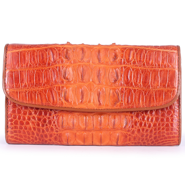 HC3201-02-03-07 - Bóp nữ da Huy Hoàng 3 gấp gai màu vàng bò, đen, nâu đỏ, nâu đất