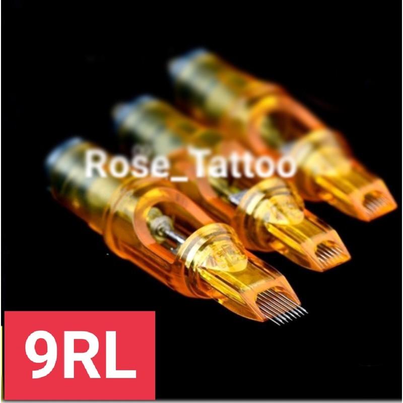 5 kim 9RL chạy khung Dragon yellow Cho máy pen xăm hình và xăm thẩm mĩ