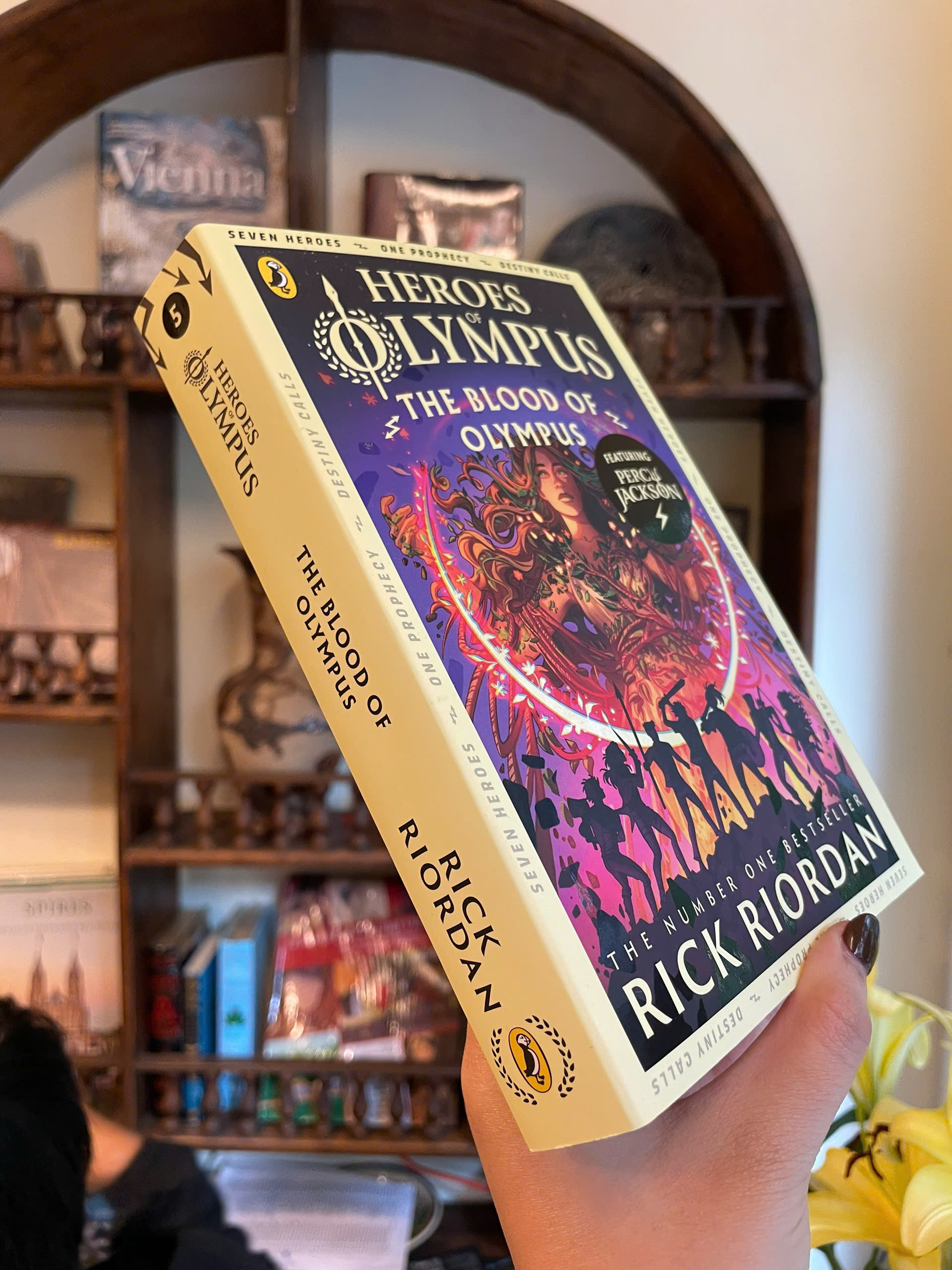 Sách - The Blood of Olympus (Heroes of Olympus Book 5) by Rick Riordan | Childrens Novel / Ngoại văn