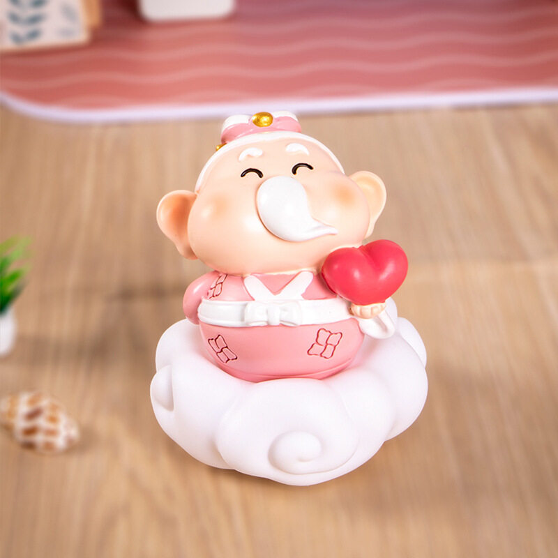 Tượng Nguyệt Lão Trang Trí Decor Có Đèn_ Hàng chính hãng