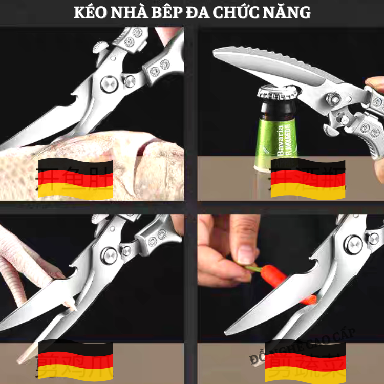 Kéo cộng lực chuyên dụng cắt xương gà hàng cao cấp GERMANY