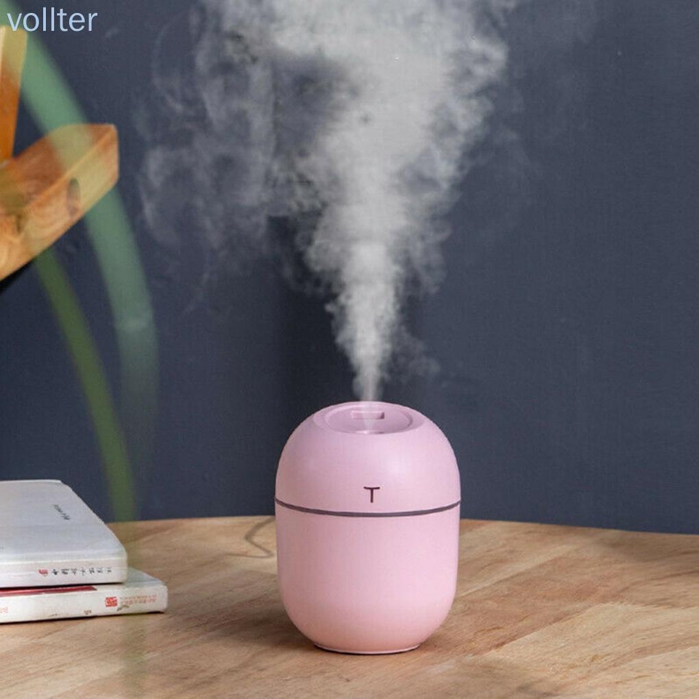 Air Humidifier Home Office Car Portable Mini USB Powered Air Diffuser Anti-dry Humidifier, Pink