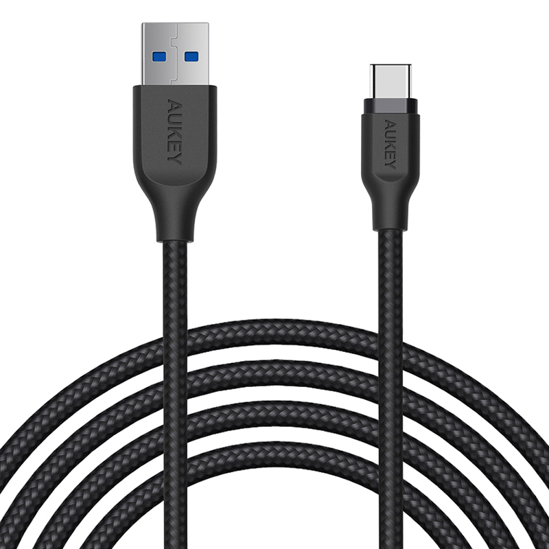 Dây Cáp Sạc USB Type-C Aukey CB-AC2 (2.0m) - Hàng Chính Hãng