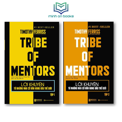BIZBOOKS - Bộ 2 Cuốn Sách Lời Khuyên Từ Những Nhà Cố Vấn Hàng Đầu Thế Giới – Tribe Of Mentor – MinhAnBooks