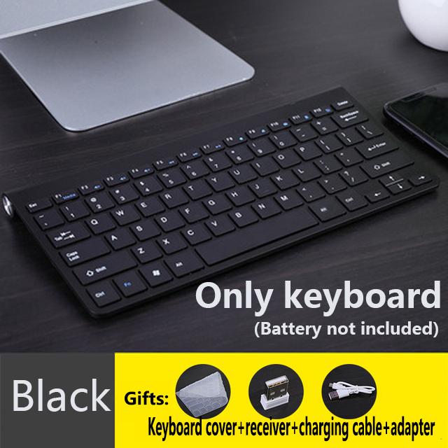 Bàn Phím Và Chuột Không Dây 2.4G Protable Mini Bàn Phím Chuột Combo Bộ Dành Cho Máy Tính Bảng Và Laptop Mac Máy Tính Thông Minh Smart Tivi PS4