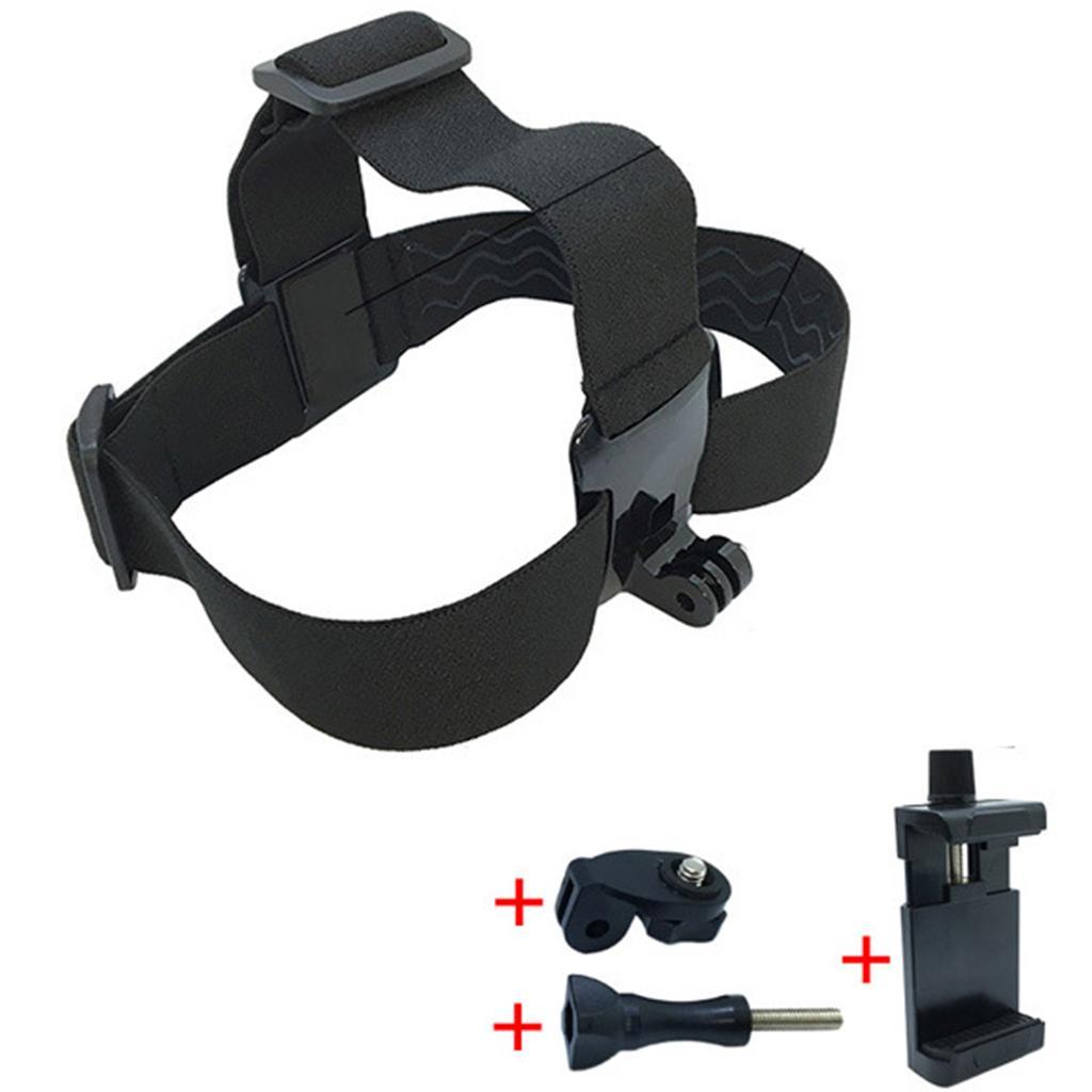 10X Head Strap Mount Phones Holder Head Strap w/ Clip for iPhone Smartphones