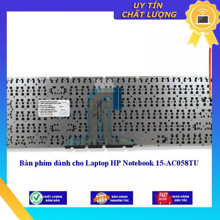 Bàn phím dùng cho Laptop HP Notebook 15-AC058TU - Hàng Nhập Khẩu New Seal