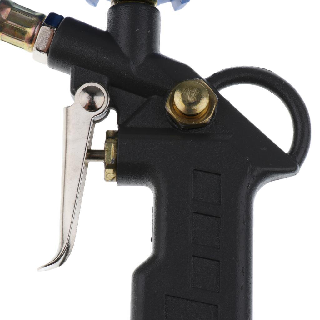 Car Truck Tire Inflator  with Air Pressure Gauge Meter